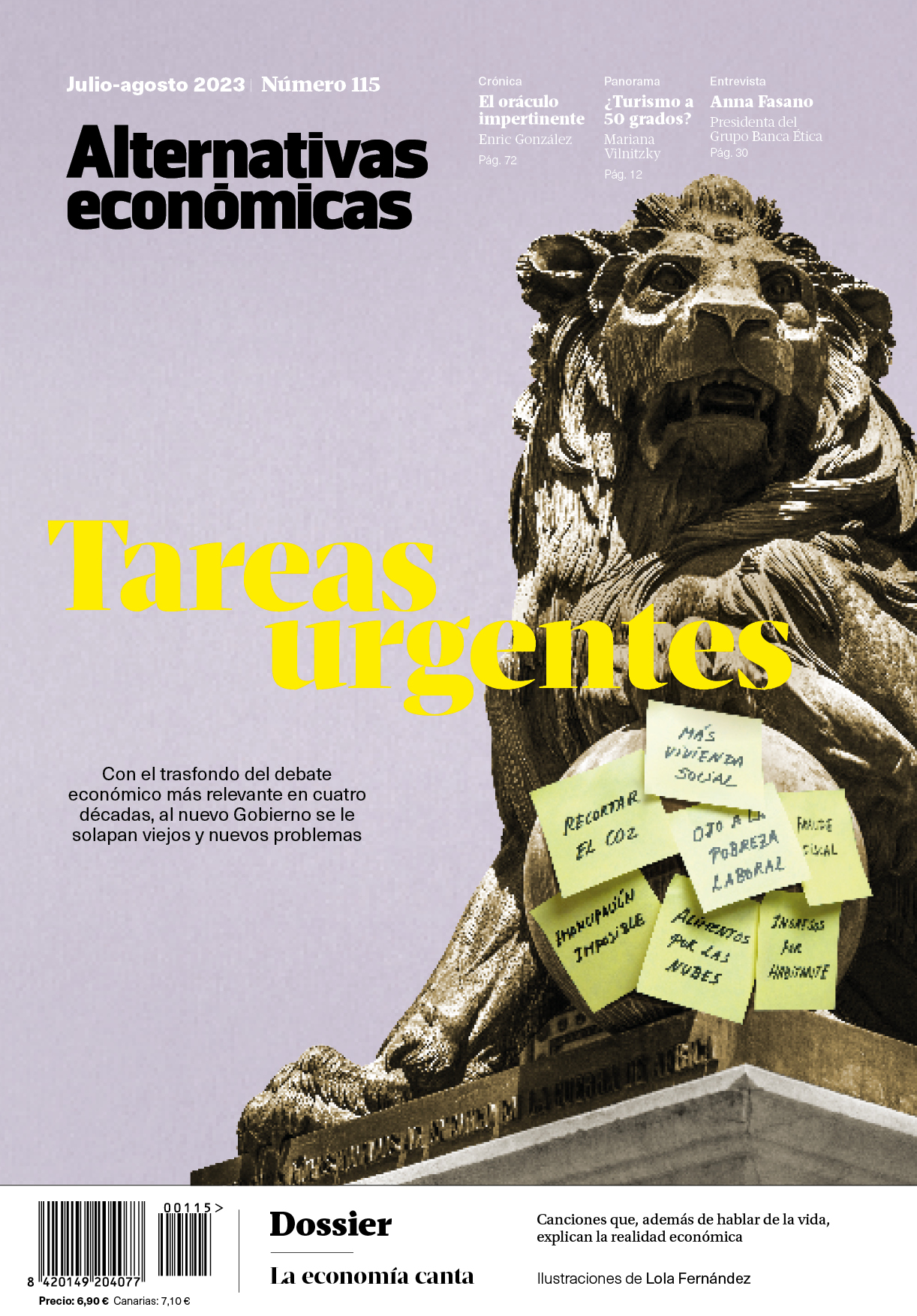 Portada Nº115 Julio-Agosto Alternativas económicas