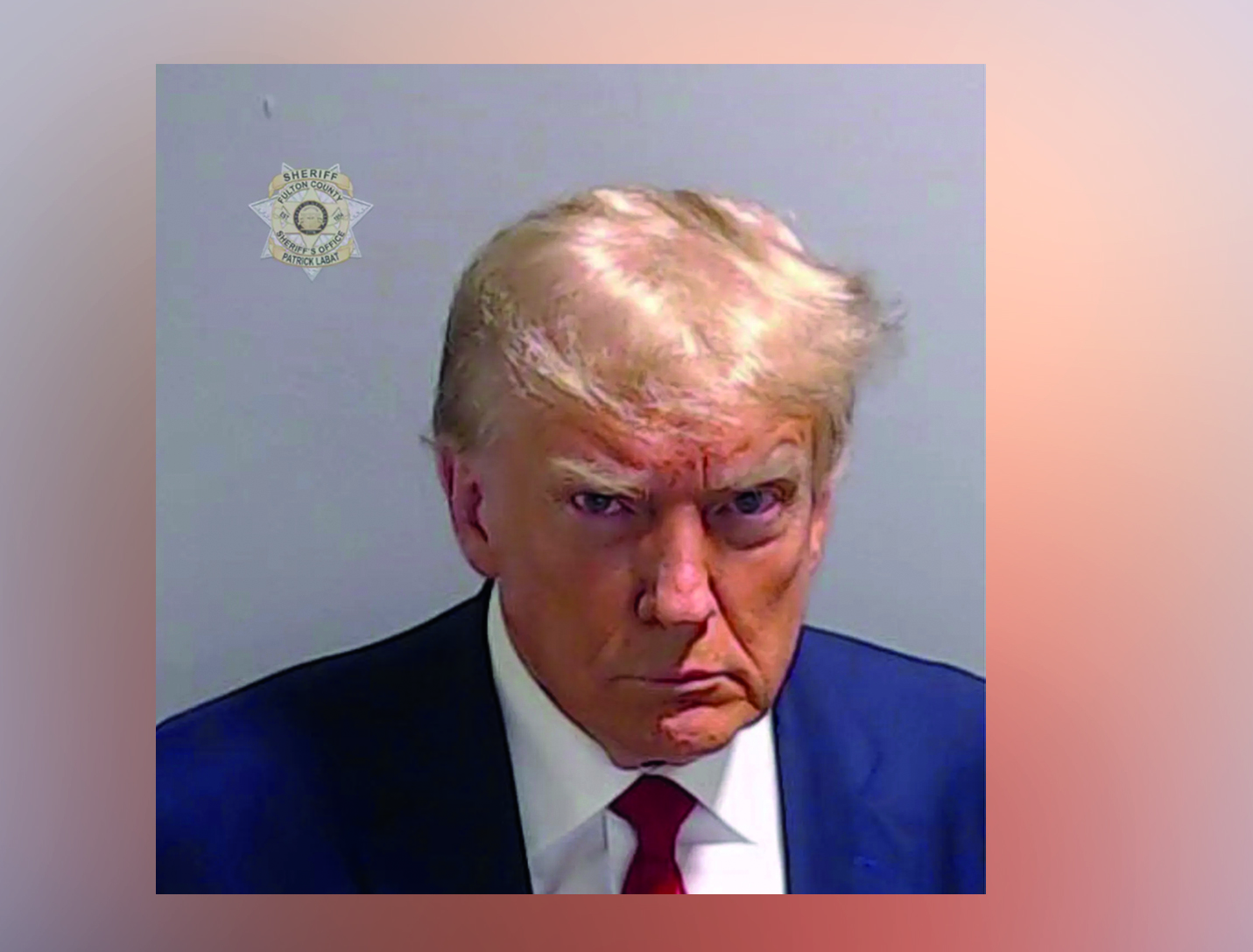 Foto policial Donald Trump