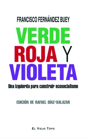 Verde, roja y violeta